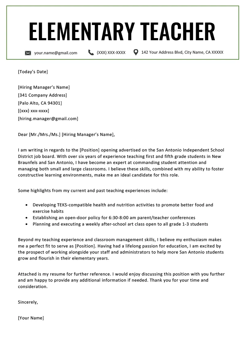 31083 teacher resume overview