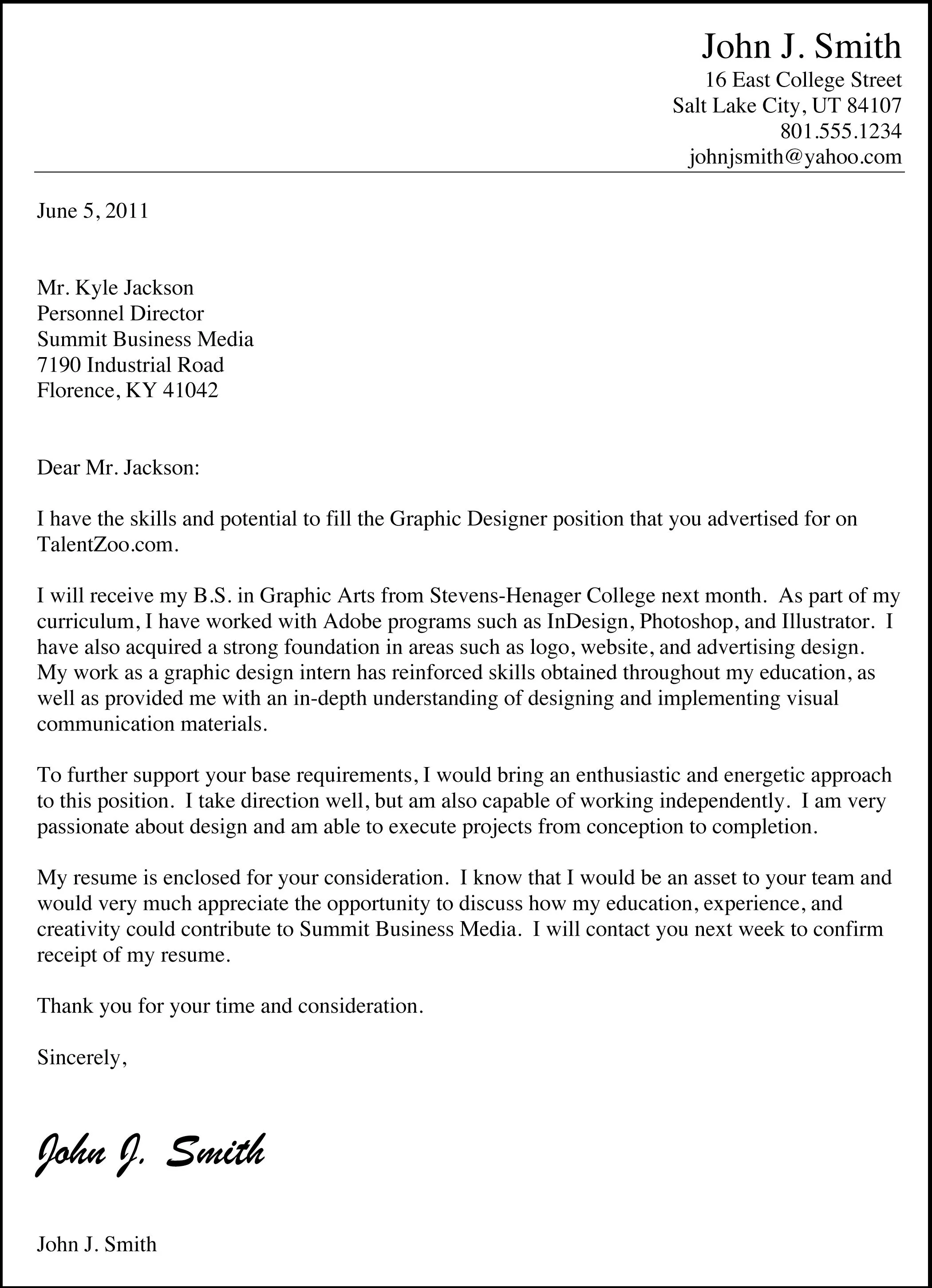 31085 cover letter formatting