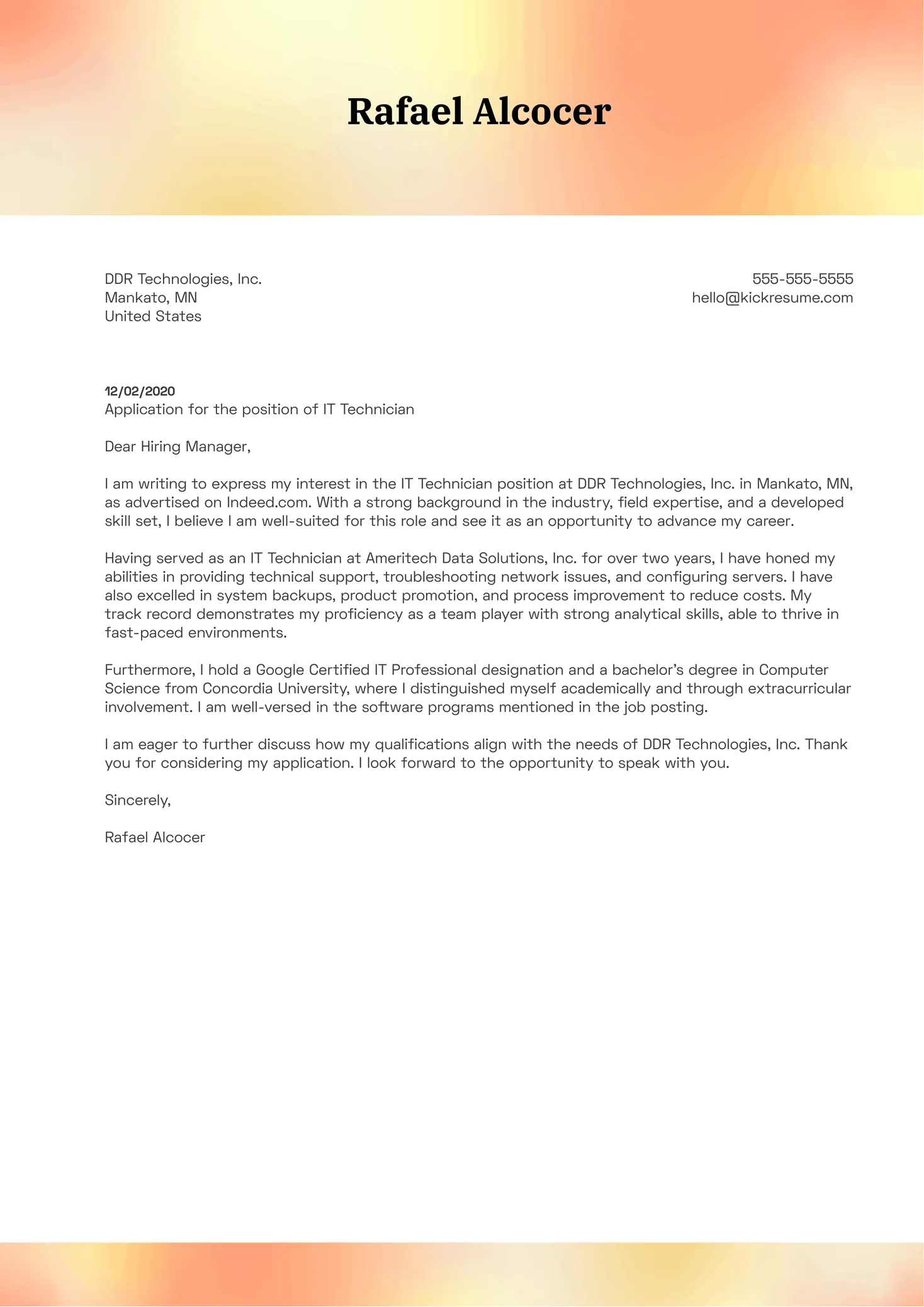 31085 cover letter writing