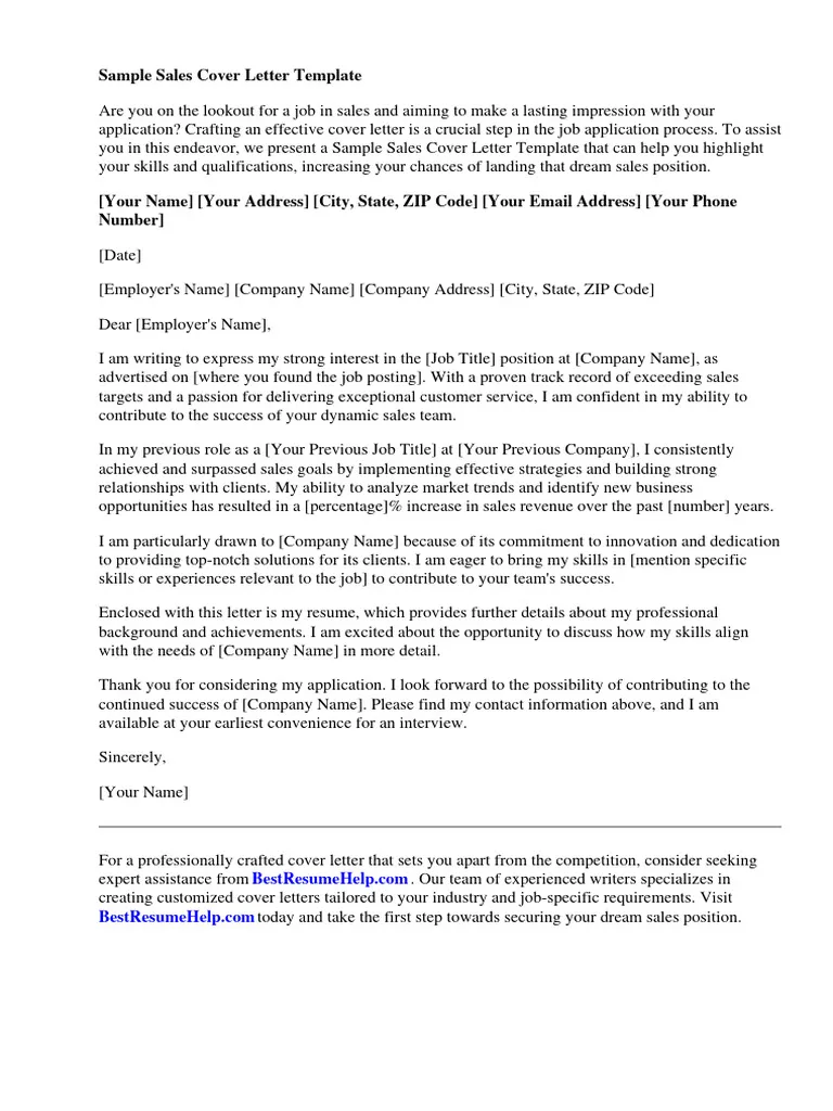 31090 cover letter formatting
