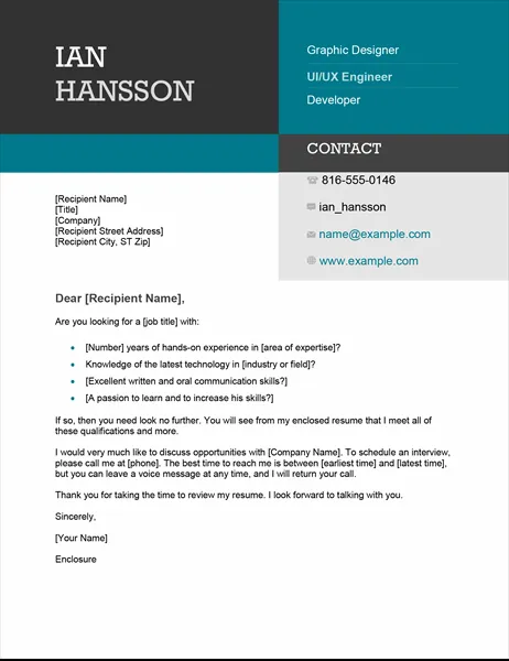 31091 customize cover letter