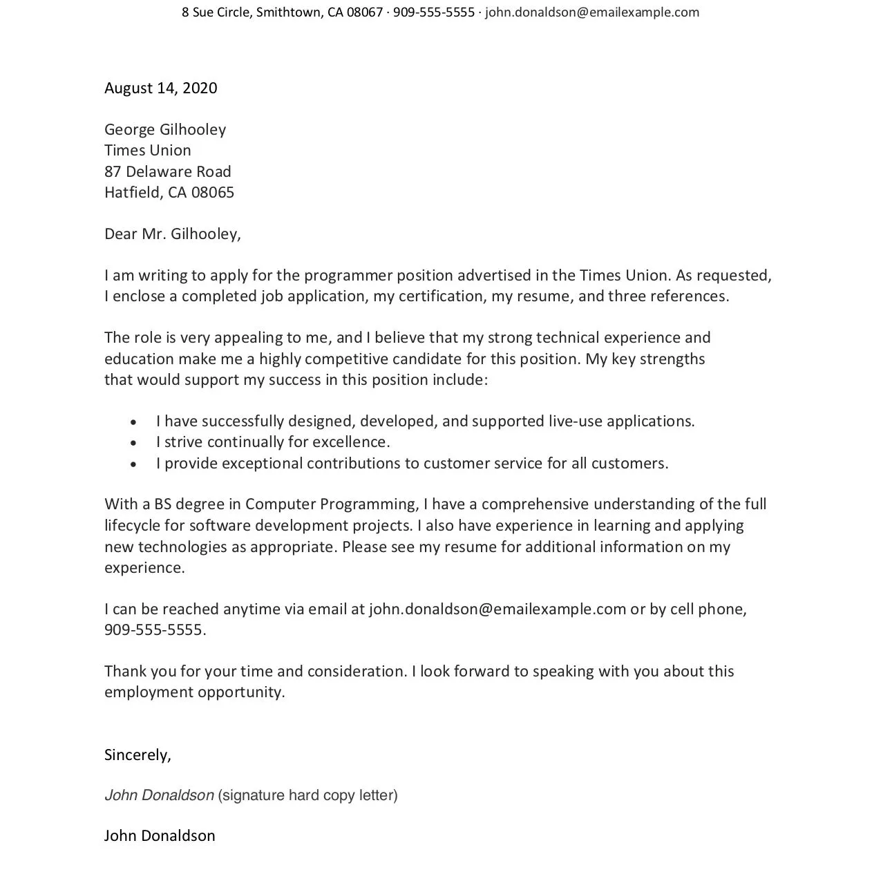 31095 cover letter examples