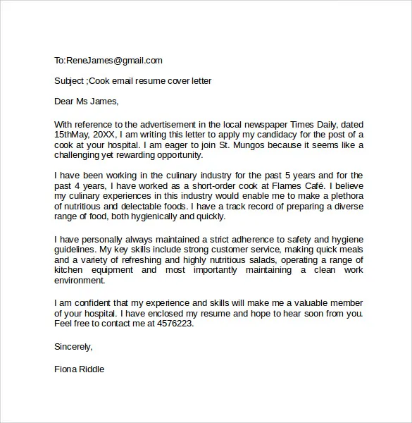 31098 value added email cover letter