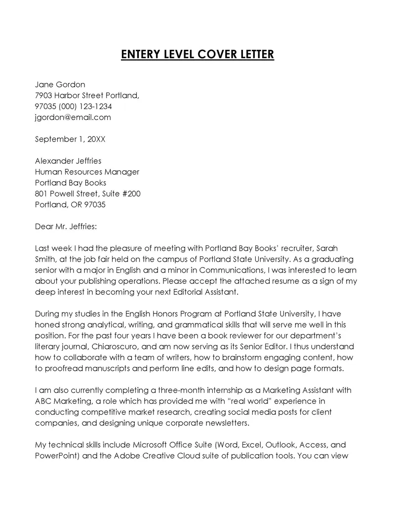 31102 entry level attorney cover letter proofreading