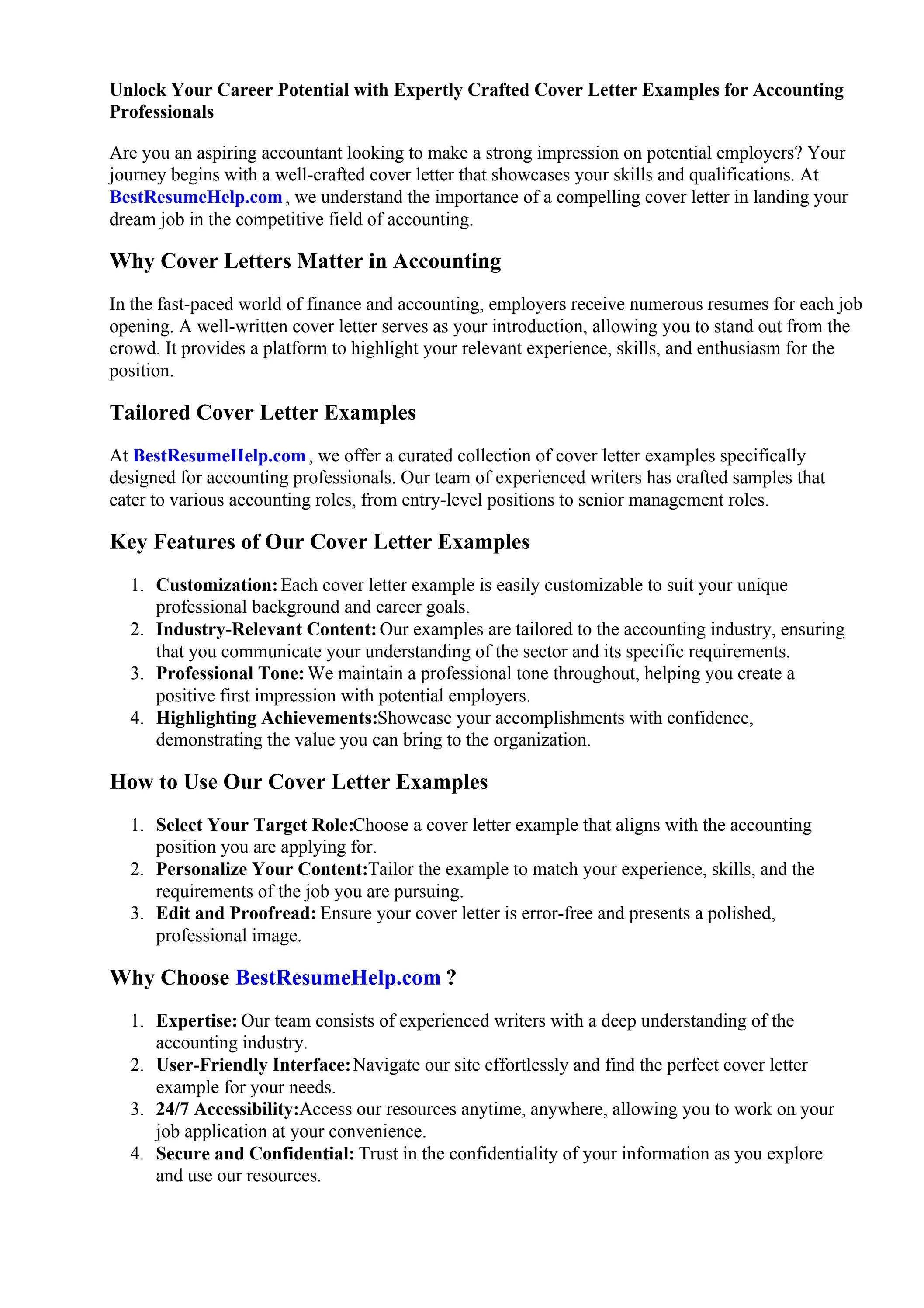 31107 tailoring cover letter