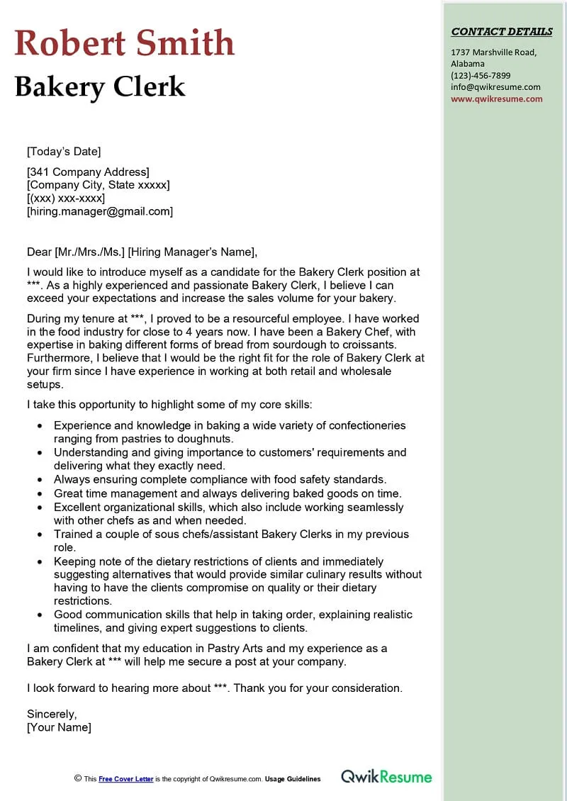31108 baker cover letter achievements