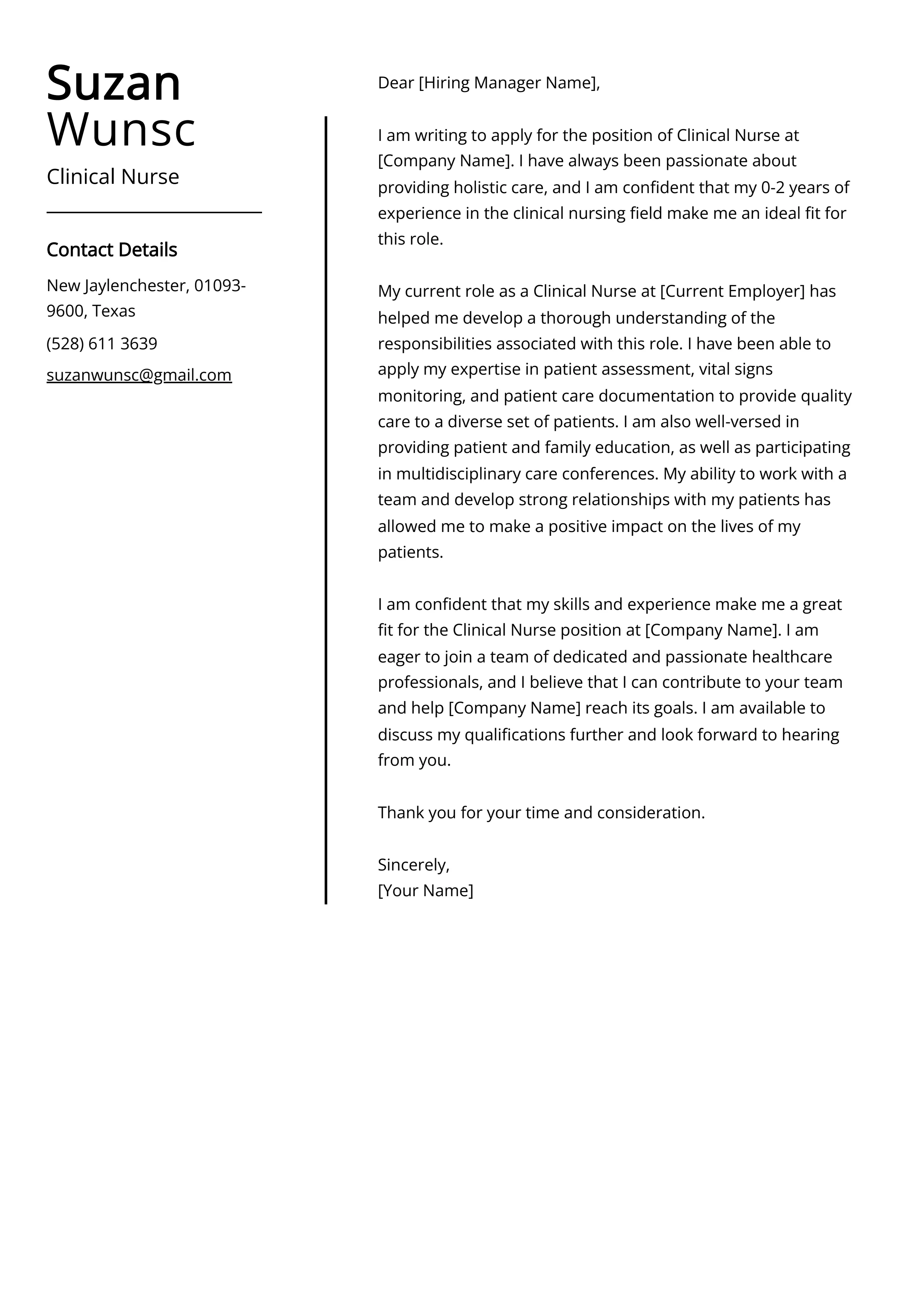 31111 rn cover letter professionalism
