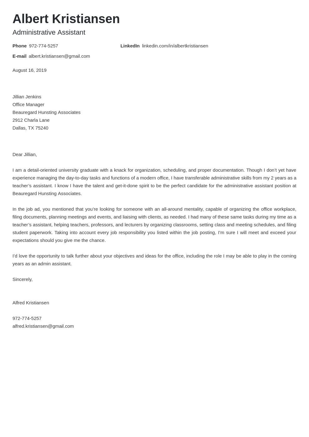 31114 admin cover letter tips 2