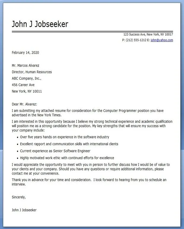 31118 programmer cover letter company research