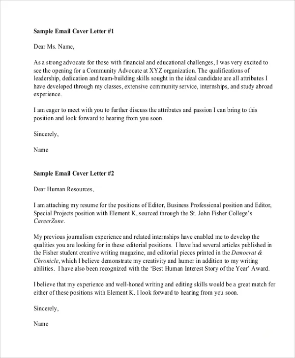 31125 cover letter importance