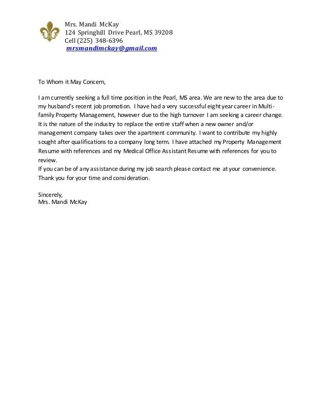 31127 cover letter beginner
