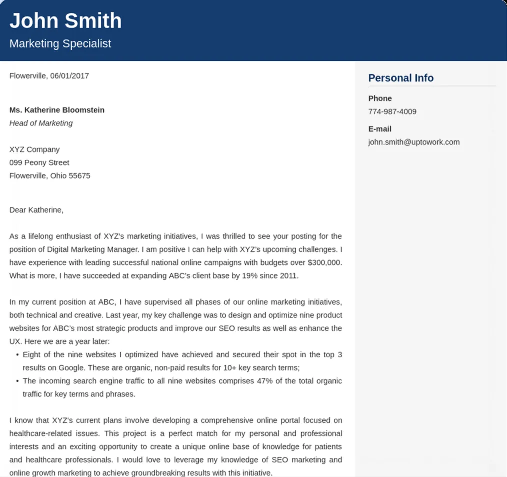 31140 cover letter editing