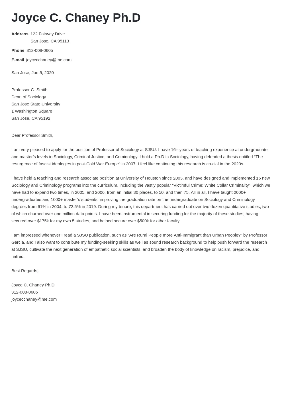 31144 academic cover letter institution