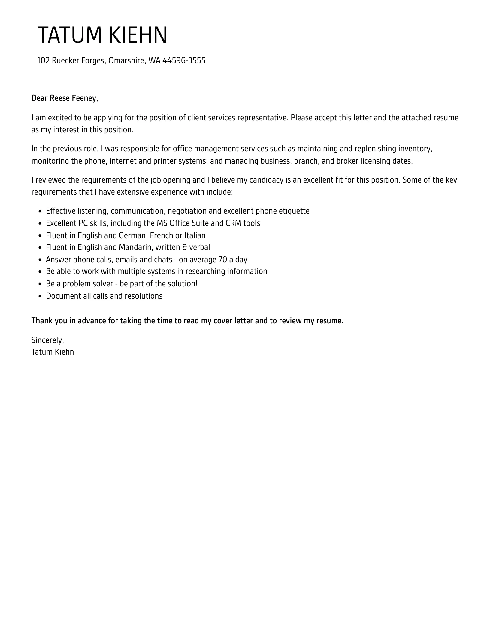 31145 client services skills