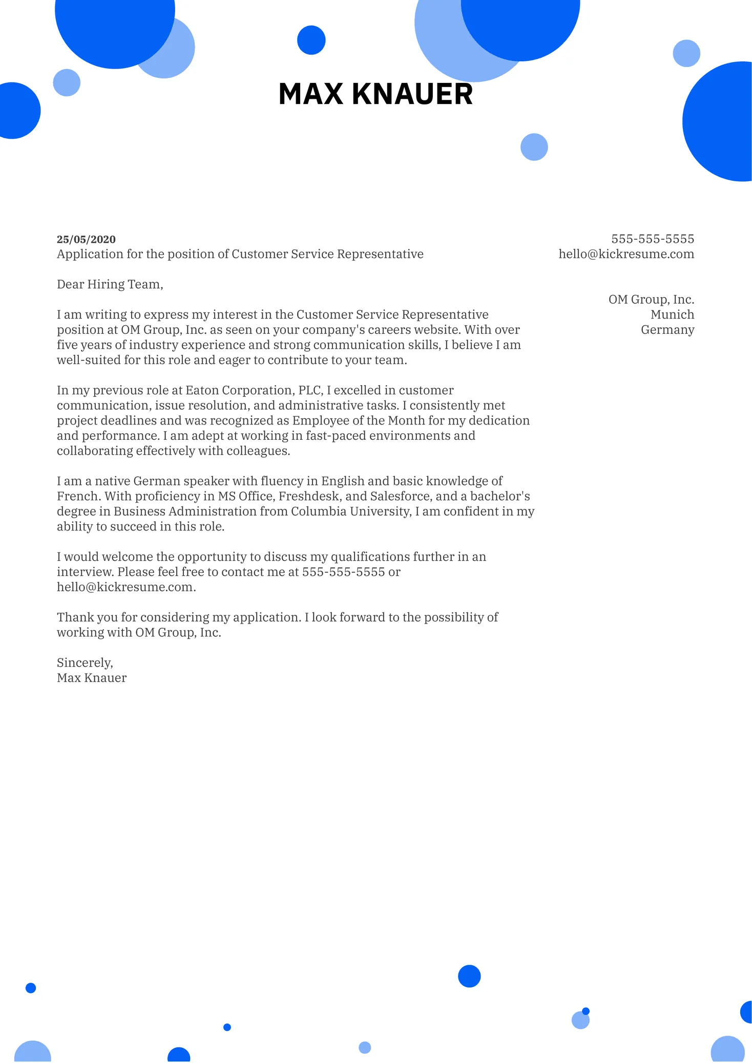 31147 customer service cover letter guide 4