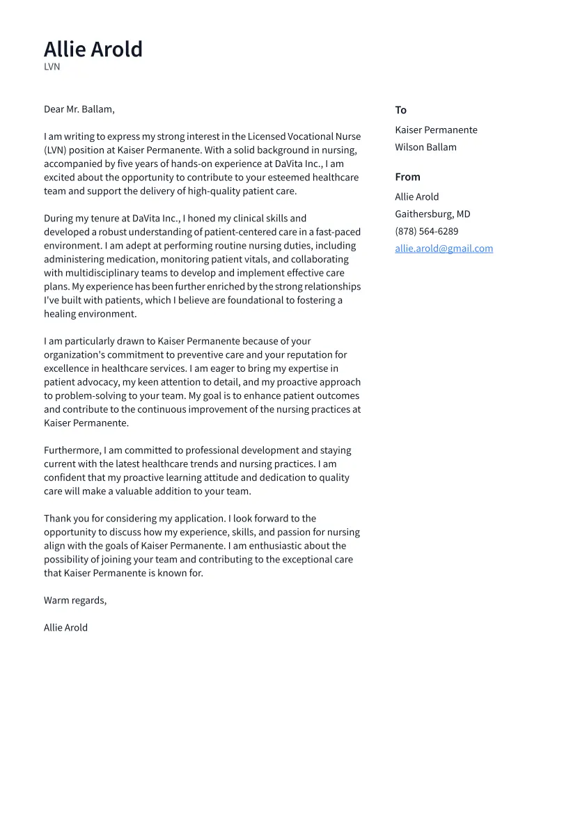 31153 formatting cover letter