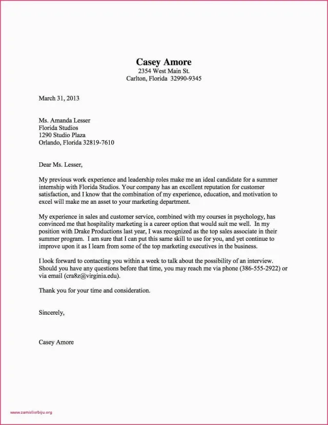31155 cover letter header