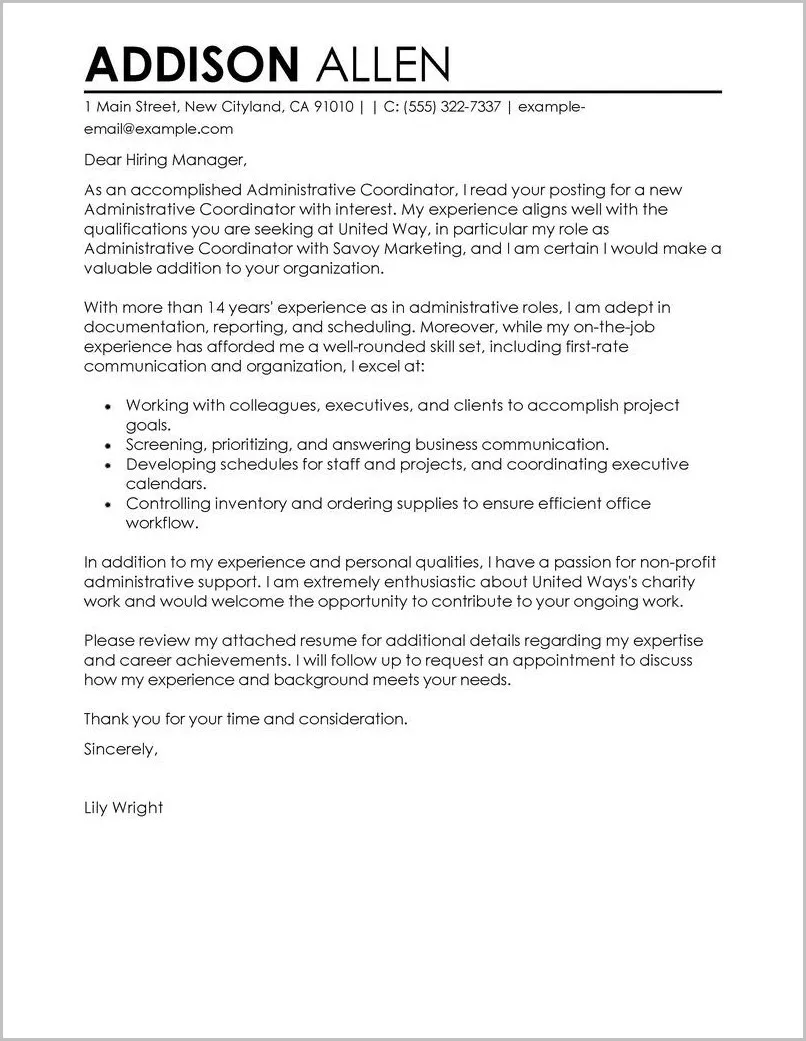 31160 customer service cover letter 7