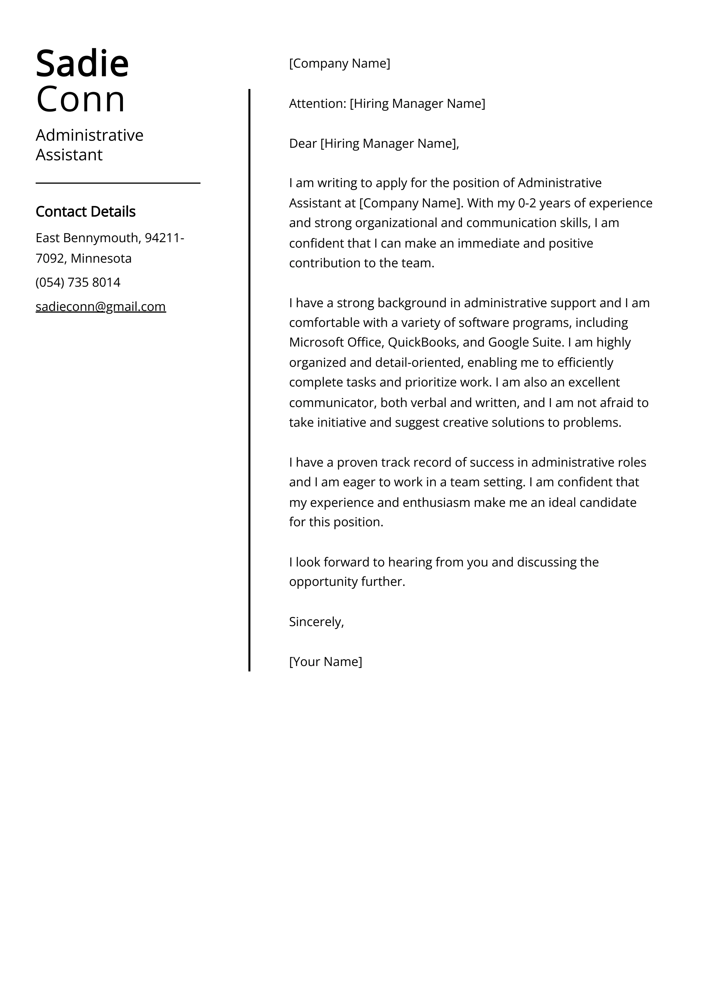 31172 effective cover letter