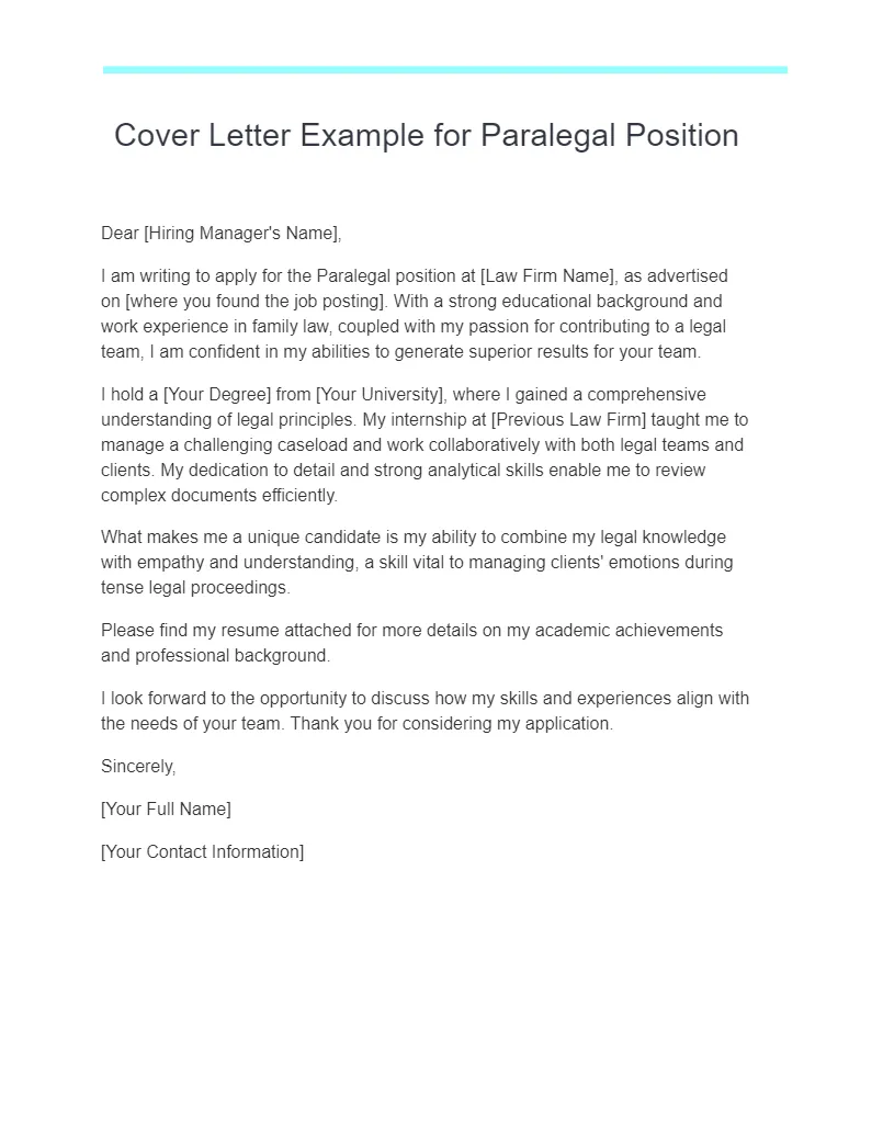 31179 paralegal cover letter body