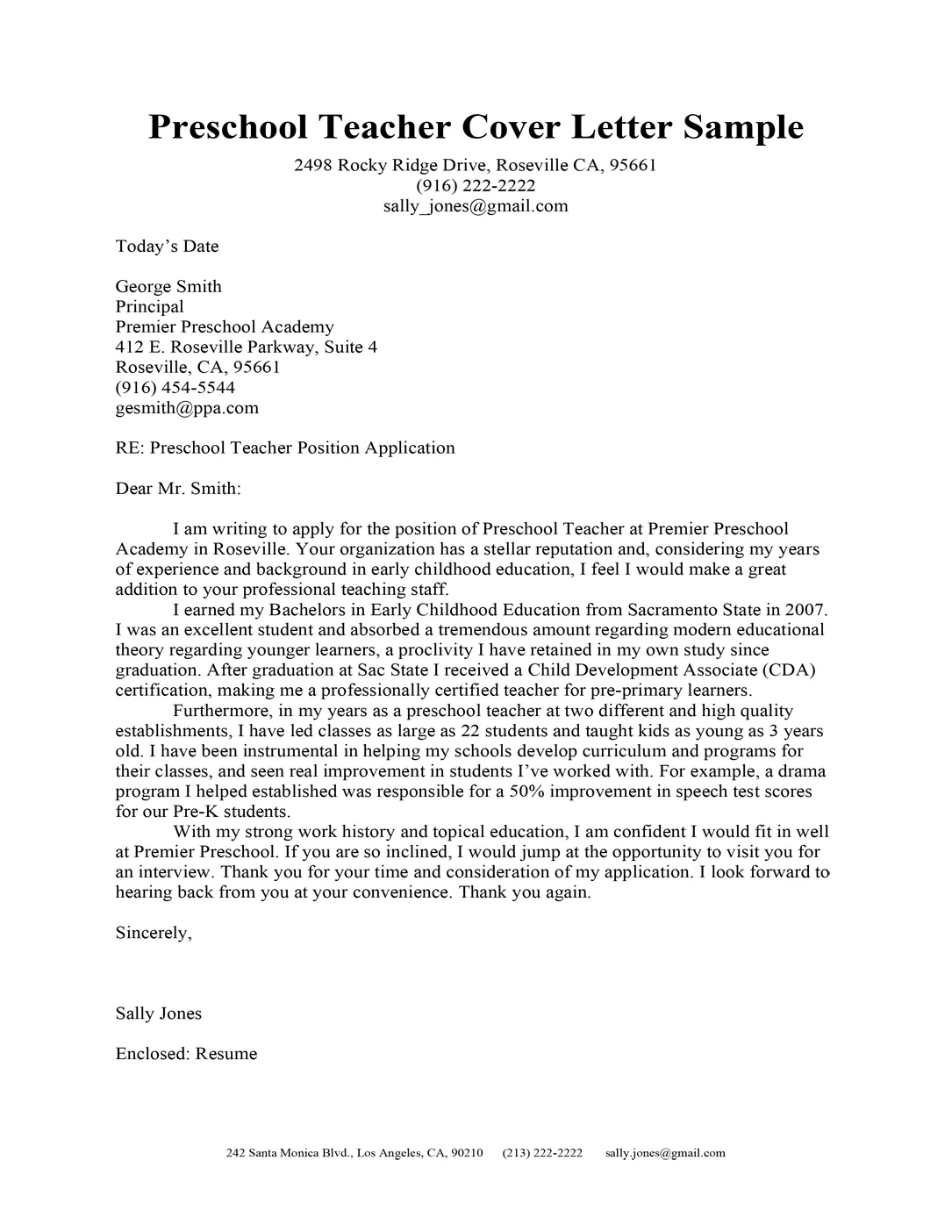 31182 early childhood education cover letter proofreading