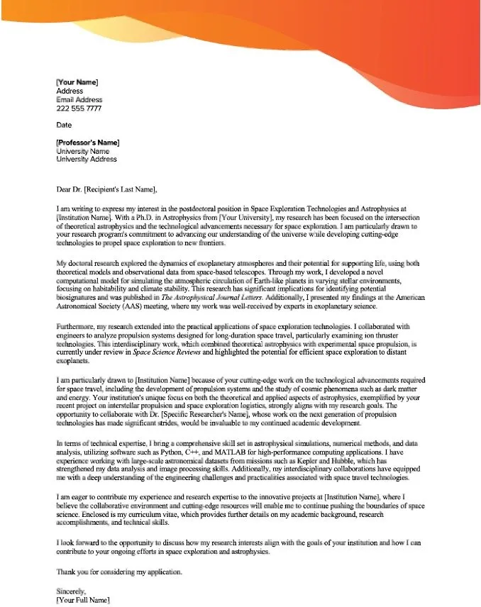 31191 postdoc cover letter writing