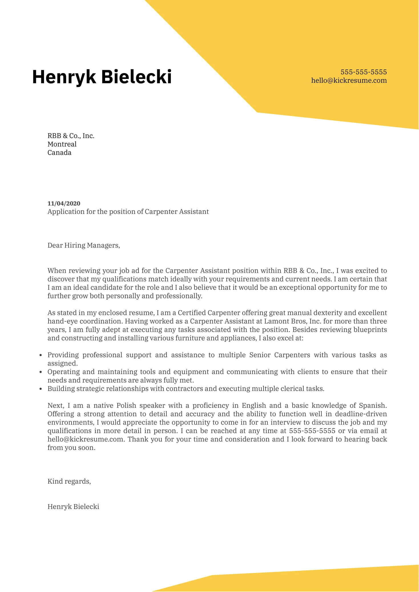 31201 cover letter format