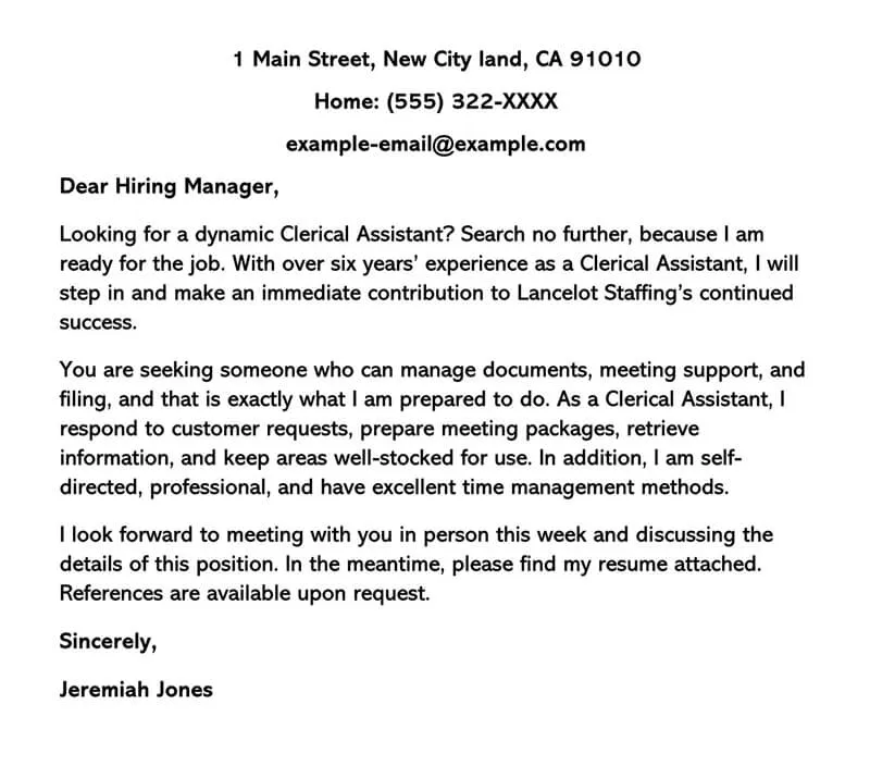 31208 clerical support call to action