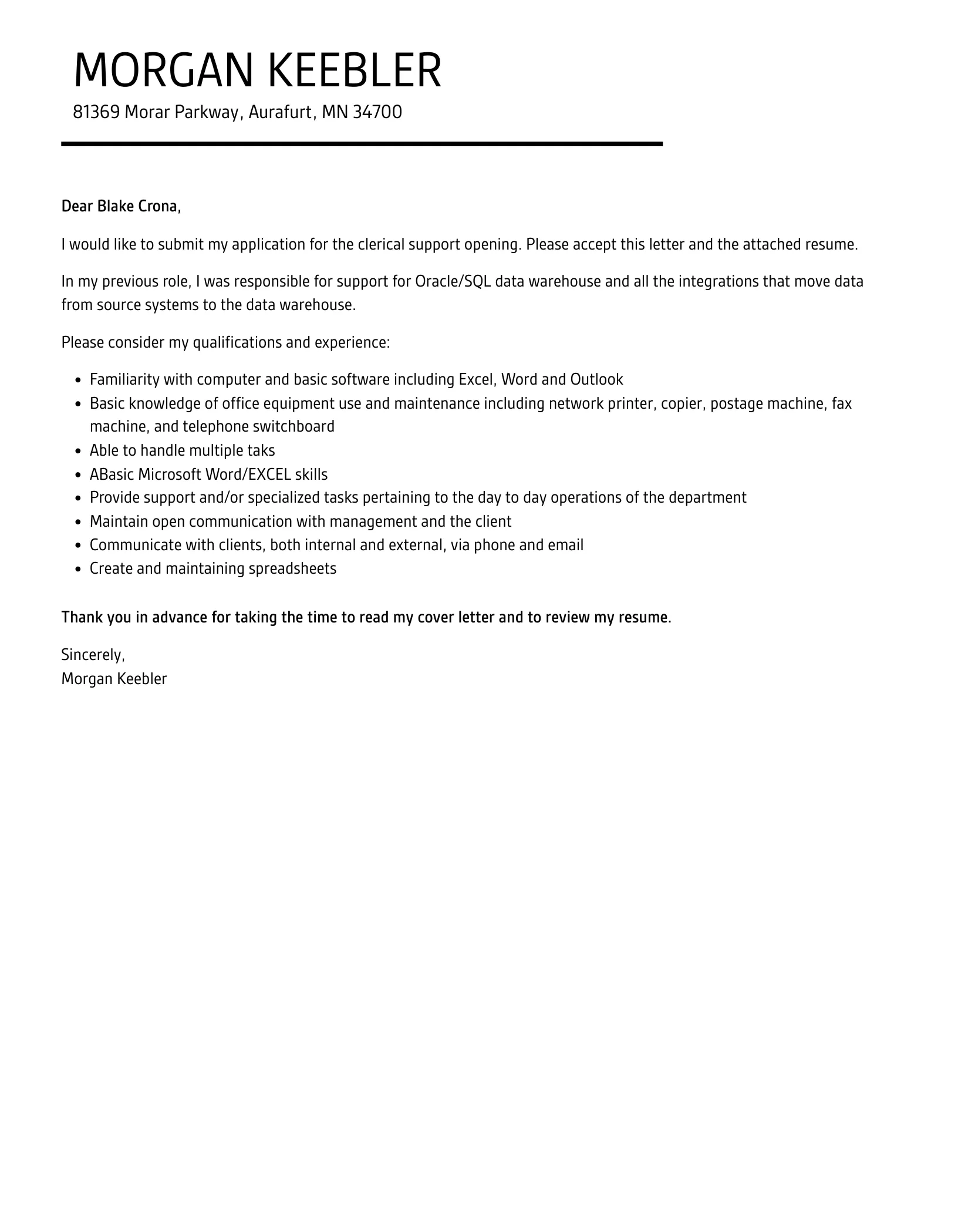 31208 clerical support company culture