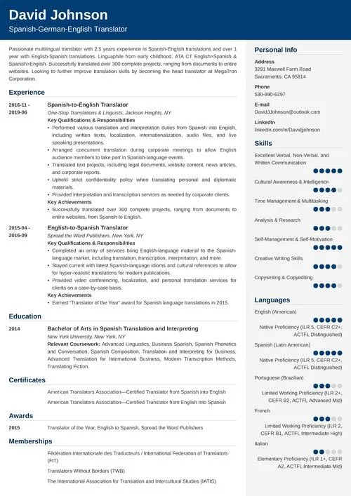 31210 translator formatting