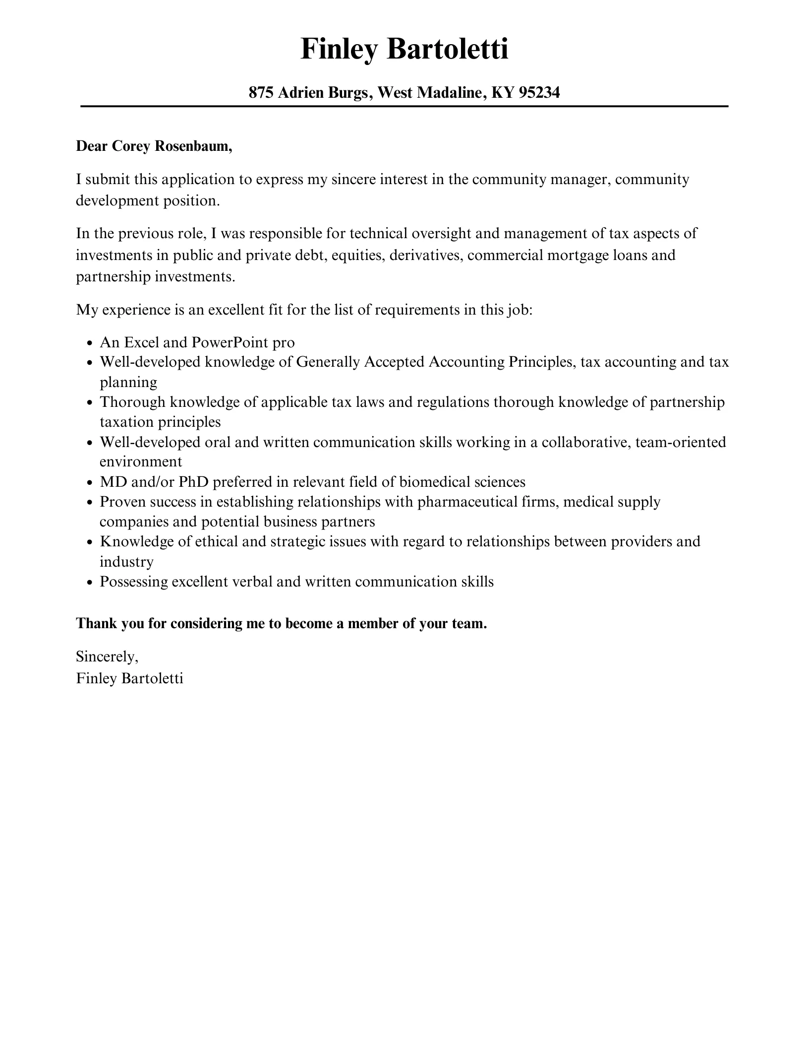 31215 tailoring cover letter
