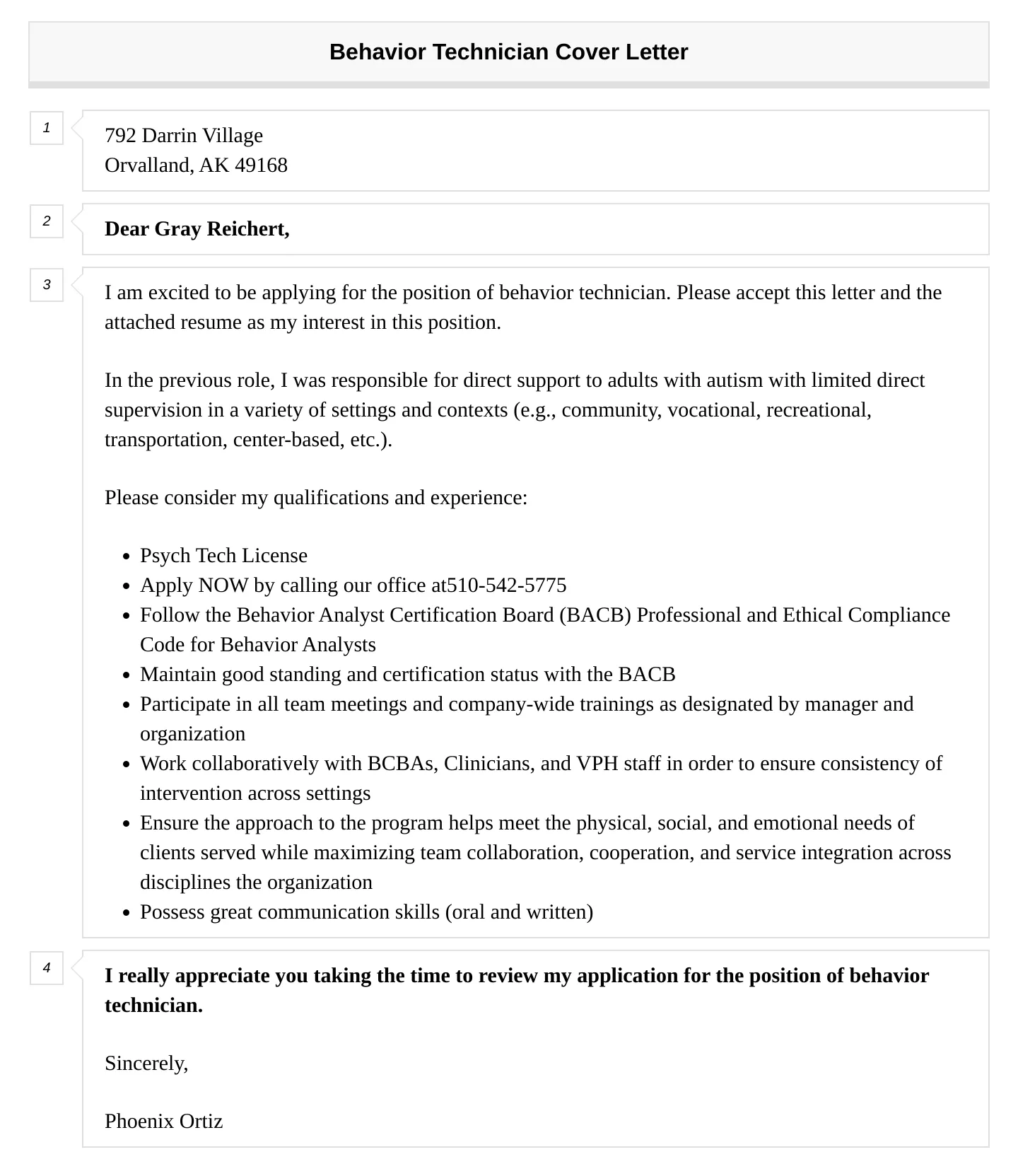 31226 behavior technician cover letter example