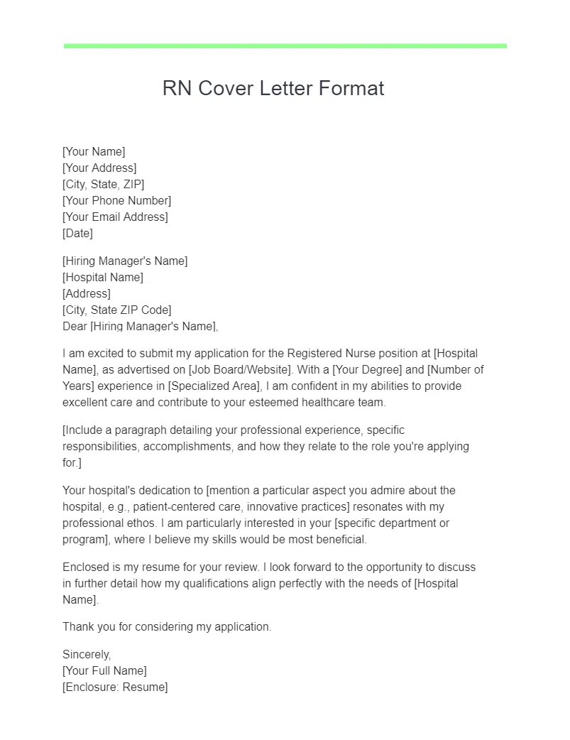 31236 rn cover letter achievements