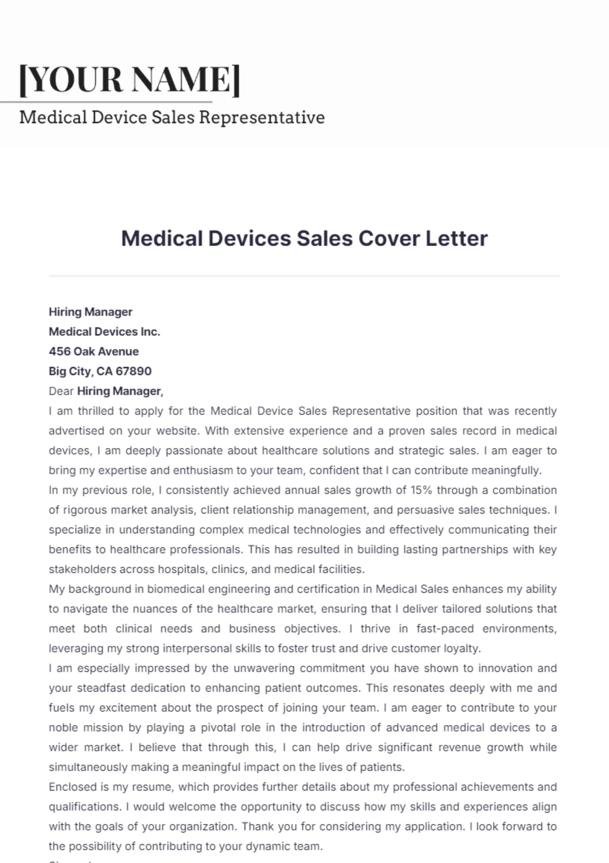 31237 tailoring cover letter