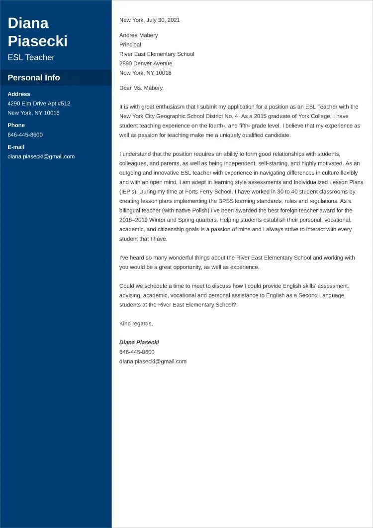 31238 esl teacher cover letter image2