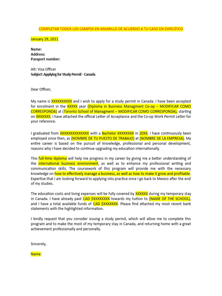 31243 cover letter ejemplo