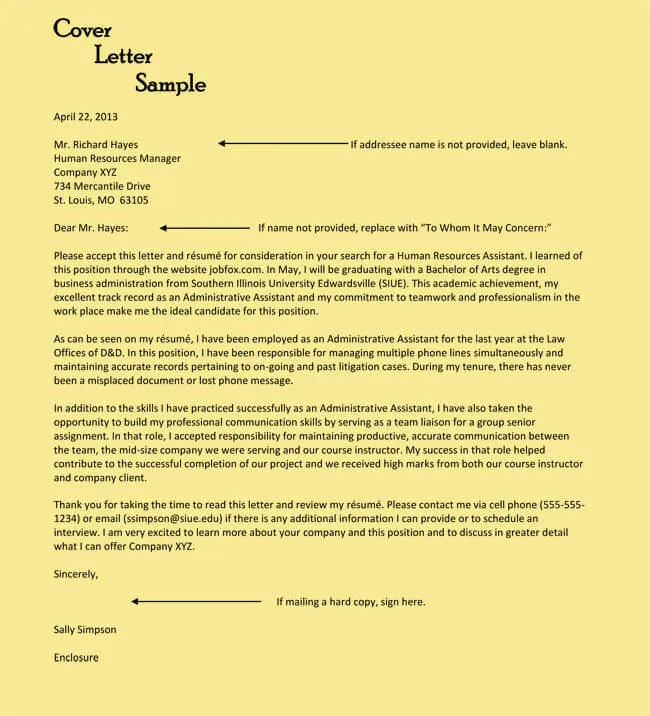 31248 cover letter guide