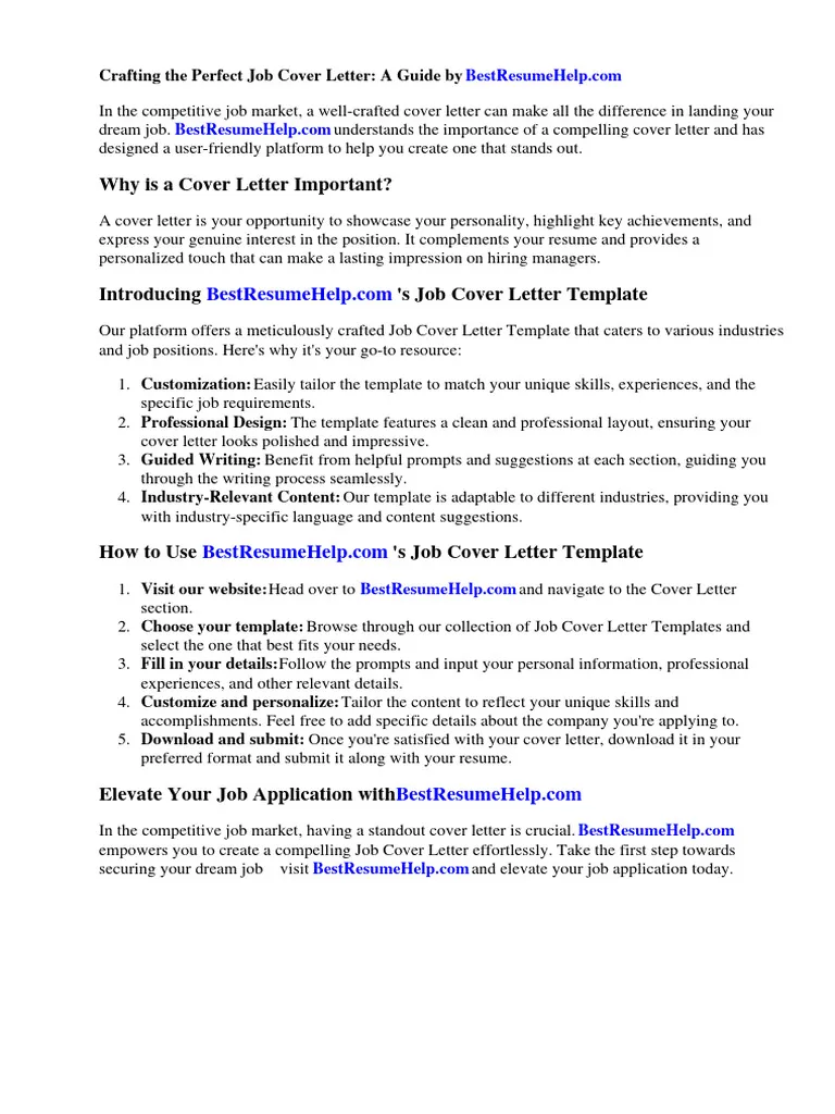 31250 cover letter basics