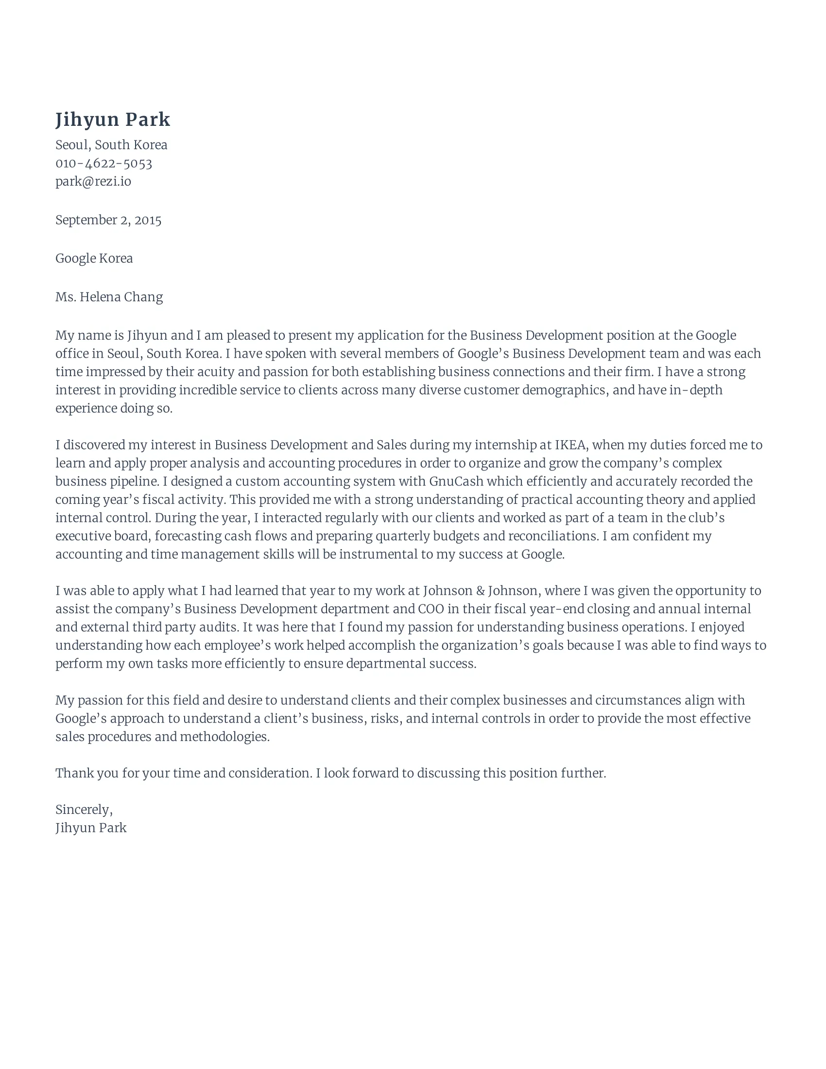 31262 cover letter gratitude