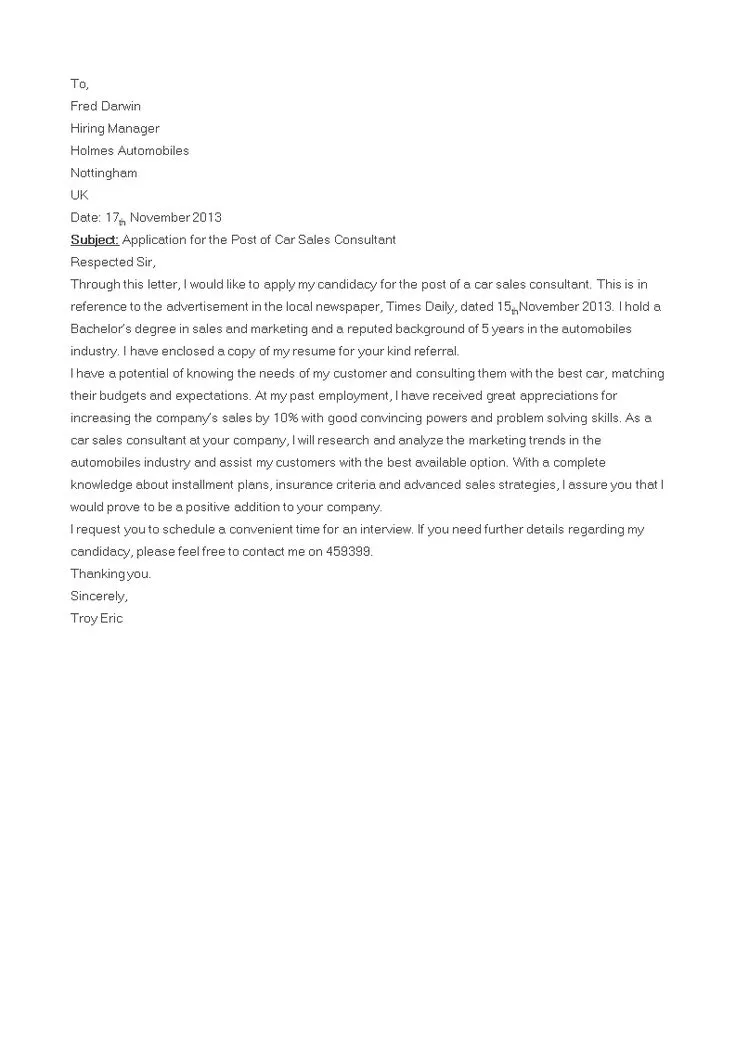 31271 cover letter structure