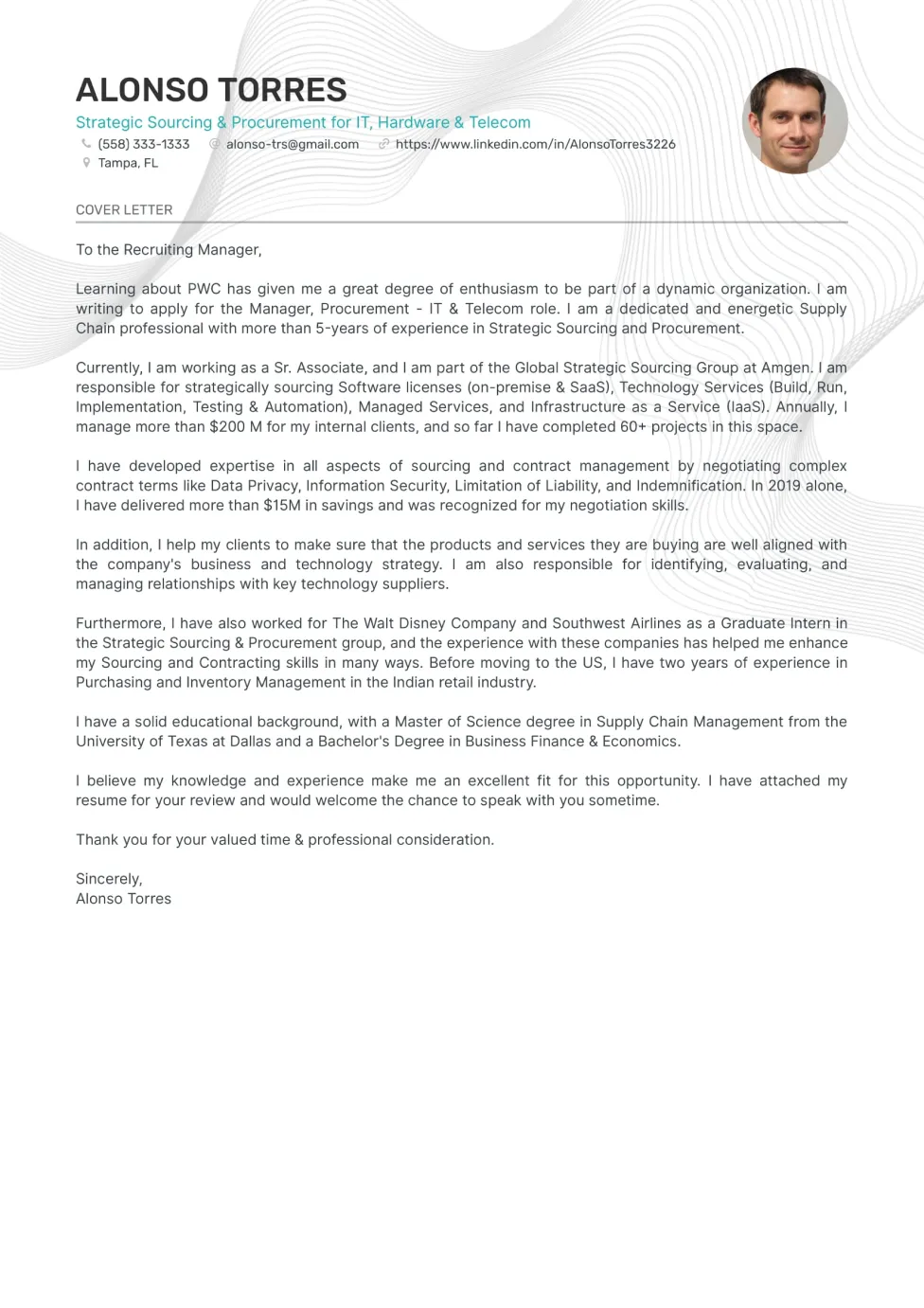 31280 business cover letter header