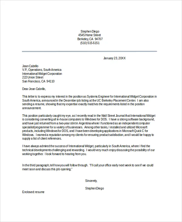 31280 tailoring cover letter