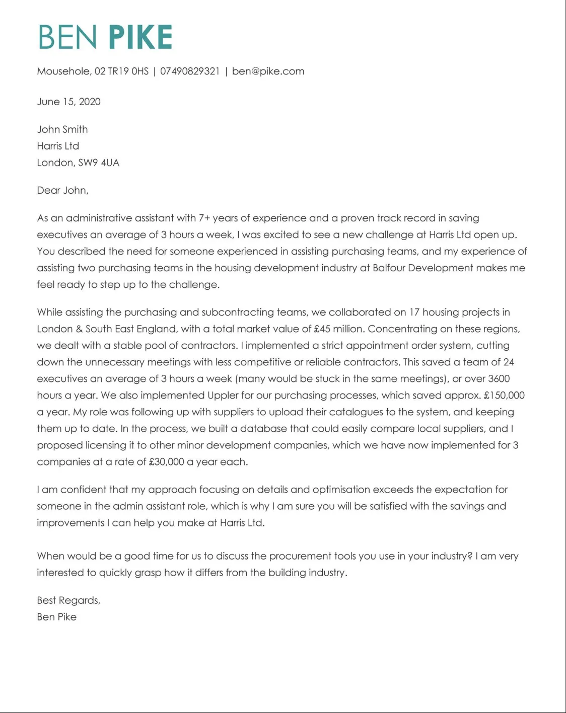 31281 tailoring cover letter