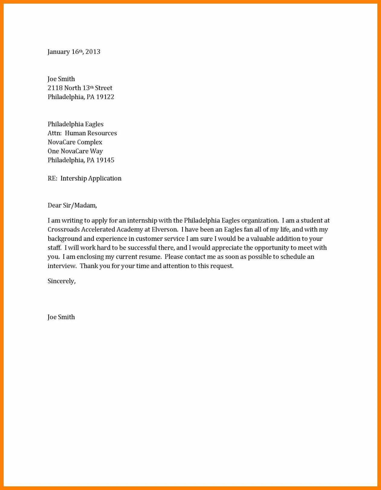 31285 cover letter formatting