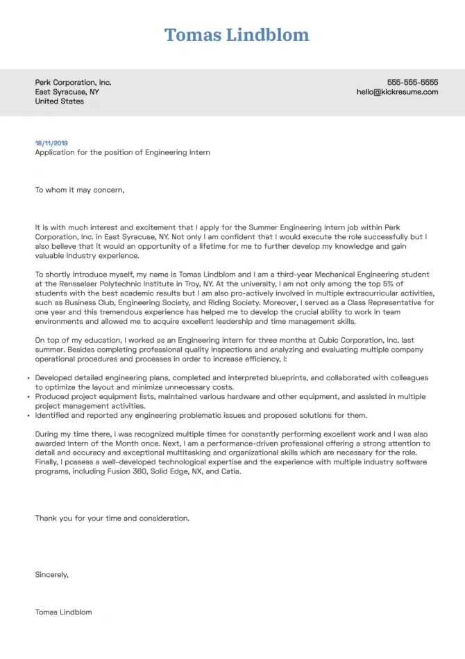 31301 cover letter purpose