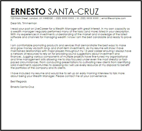 31305 cover letter formatting tips