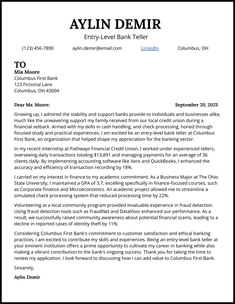 31308 experienced bank teller