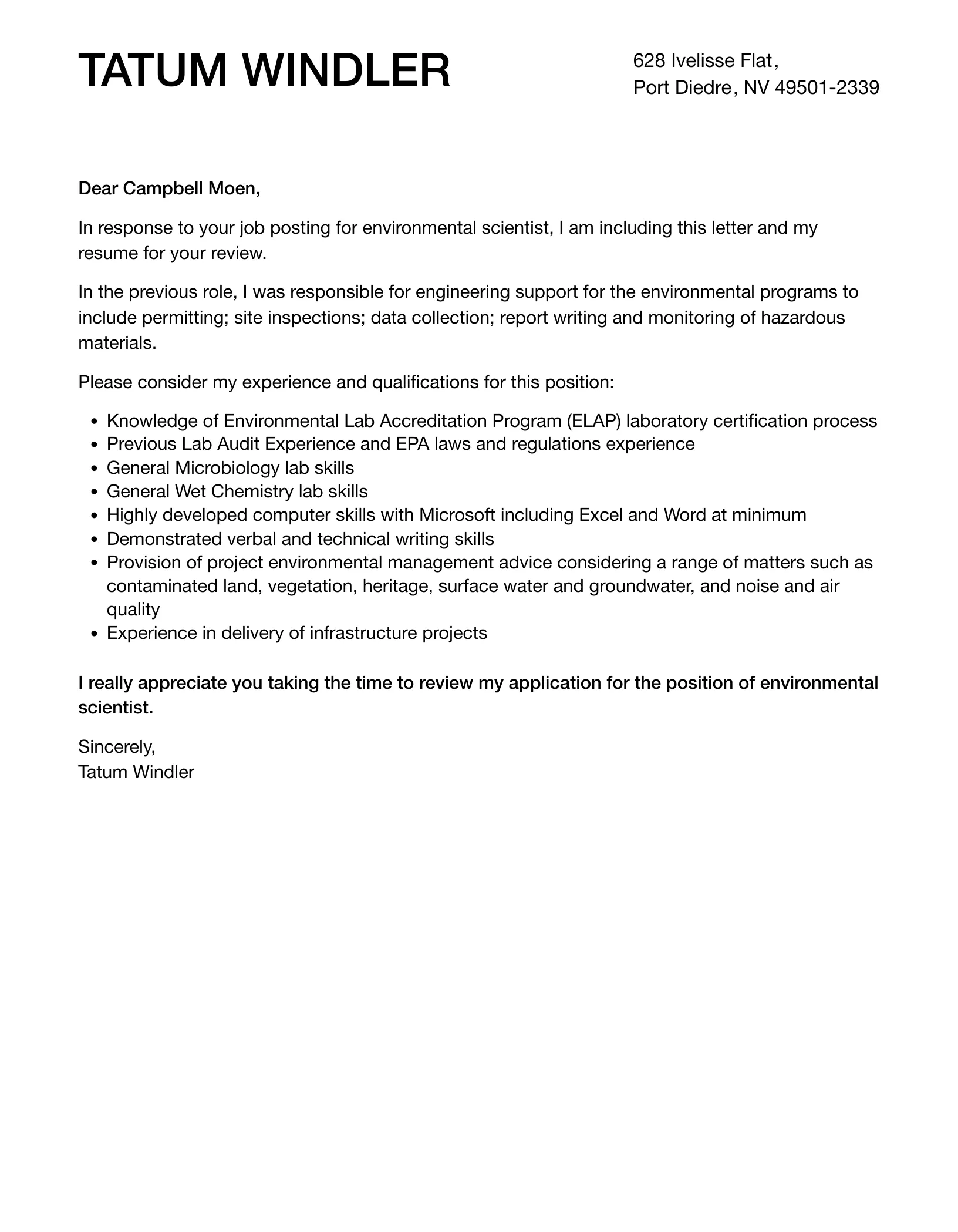 31309 tailoring cover letter