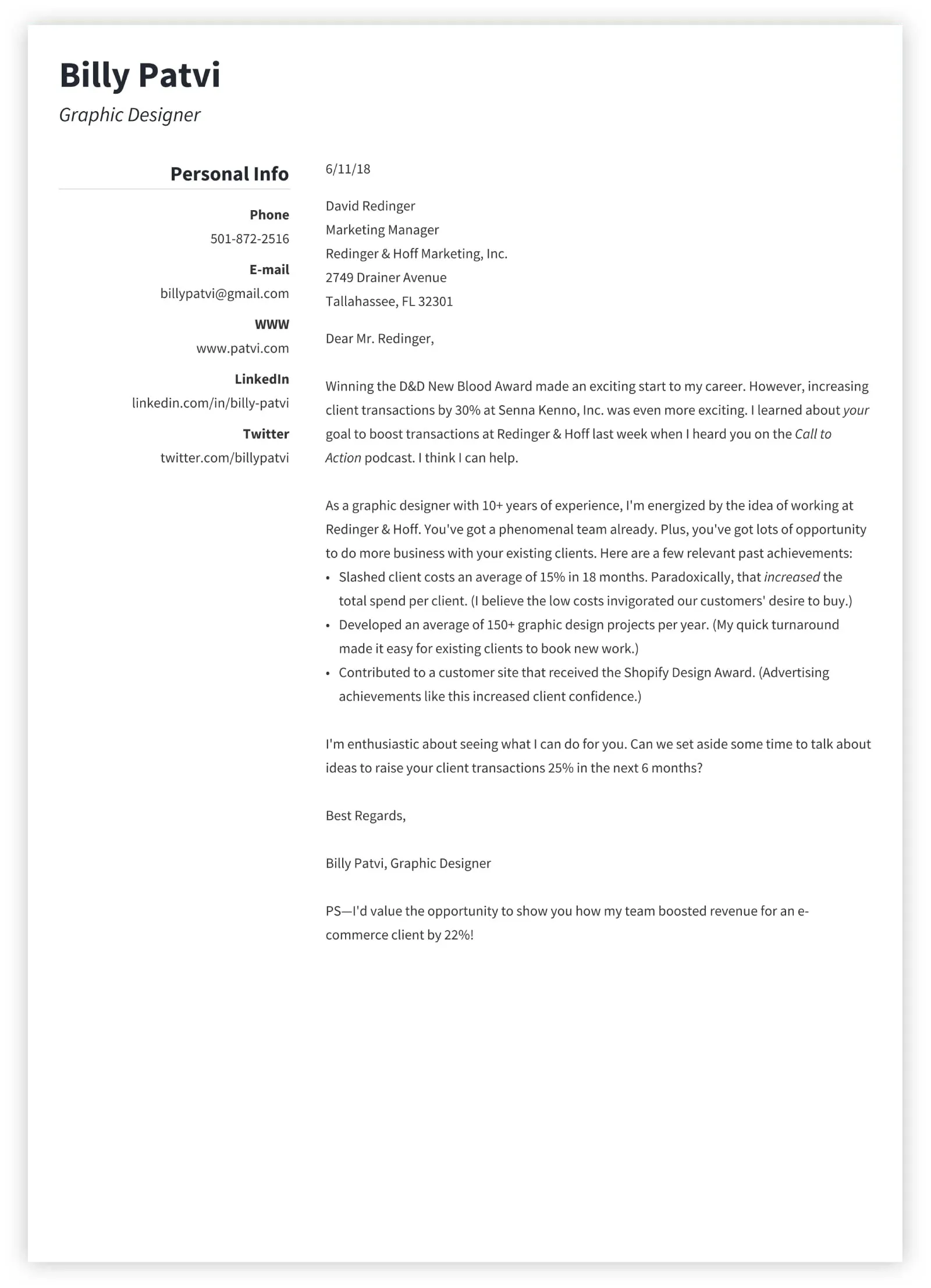 31311 proofreading cover letter