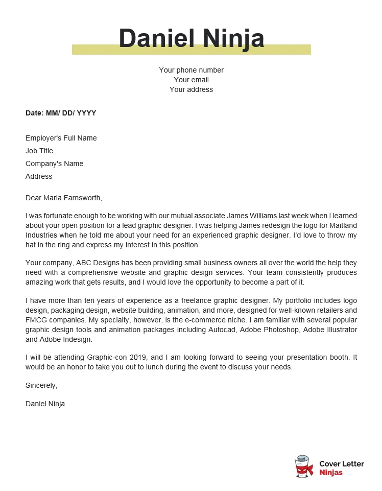 31317 cover letter formatting